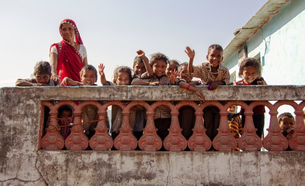在印度通过儿童保育对抗营养不良
