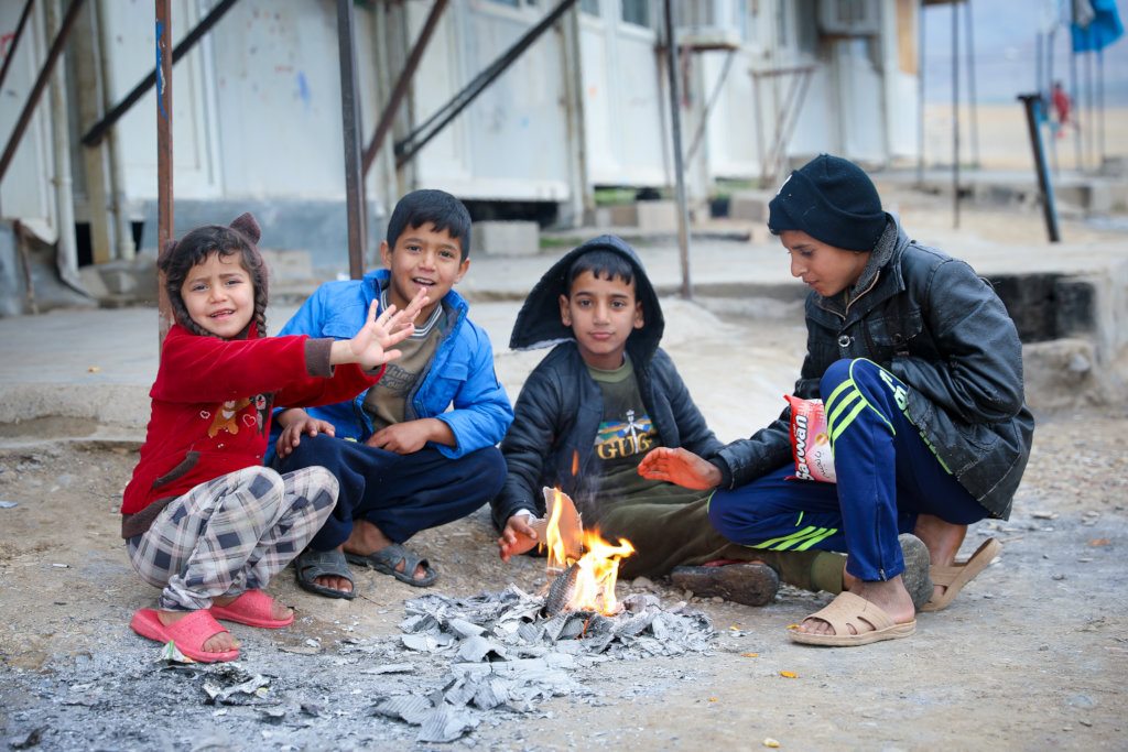 在2019冠状病毒病期间为叙利亚流离失所的家庭提供食物
