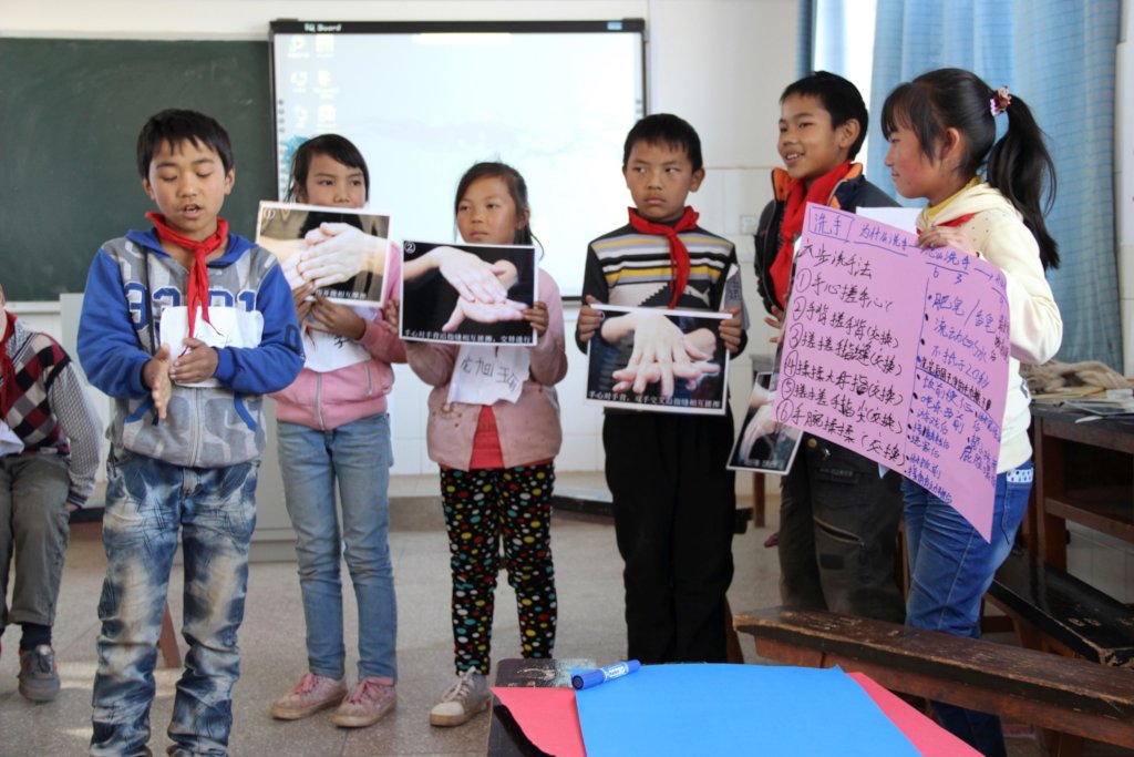 增强儿童能力，在中国农村传播健康