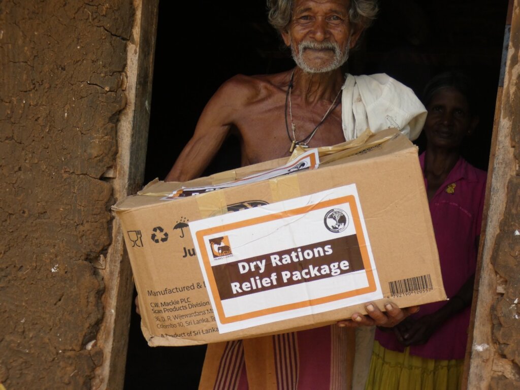 为斯里兰卡农村家庭提供紧急救济